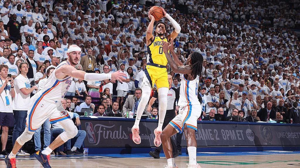 پایان نفسگیر؛ پیروزی ثانیه آخری ایندیانا پیسرز مقابل اوکلاهاما سیتی تاندر در فینال NBA