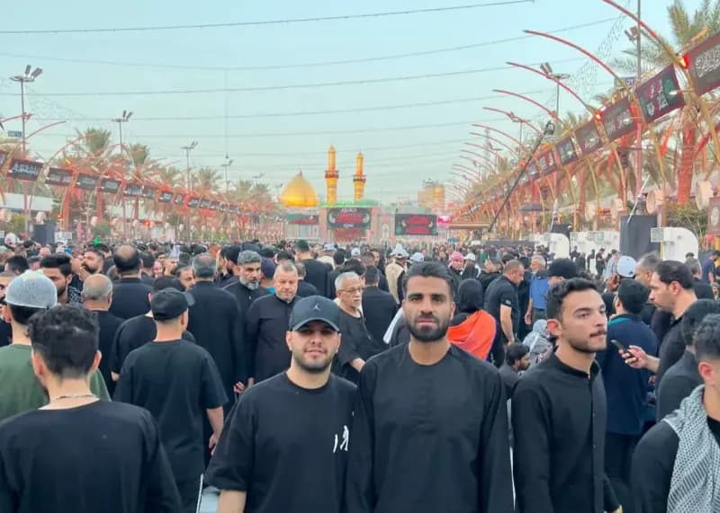 حضور محمدحسین مرادمند در کربلا همزمان با عاشورا