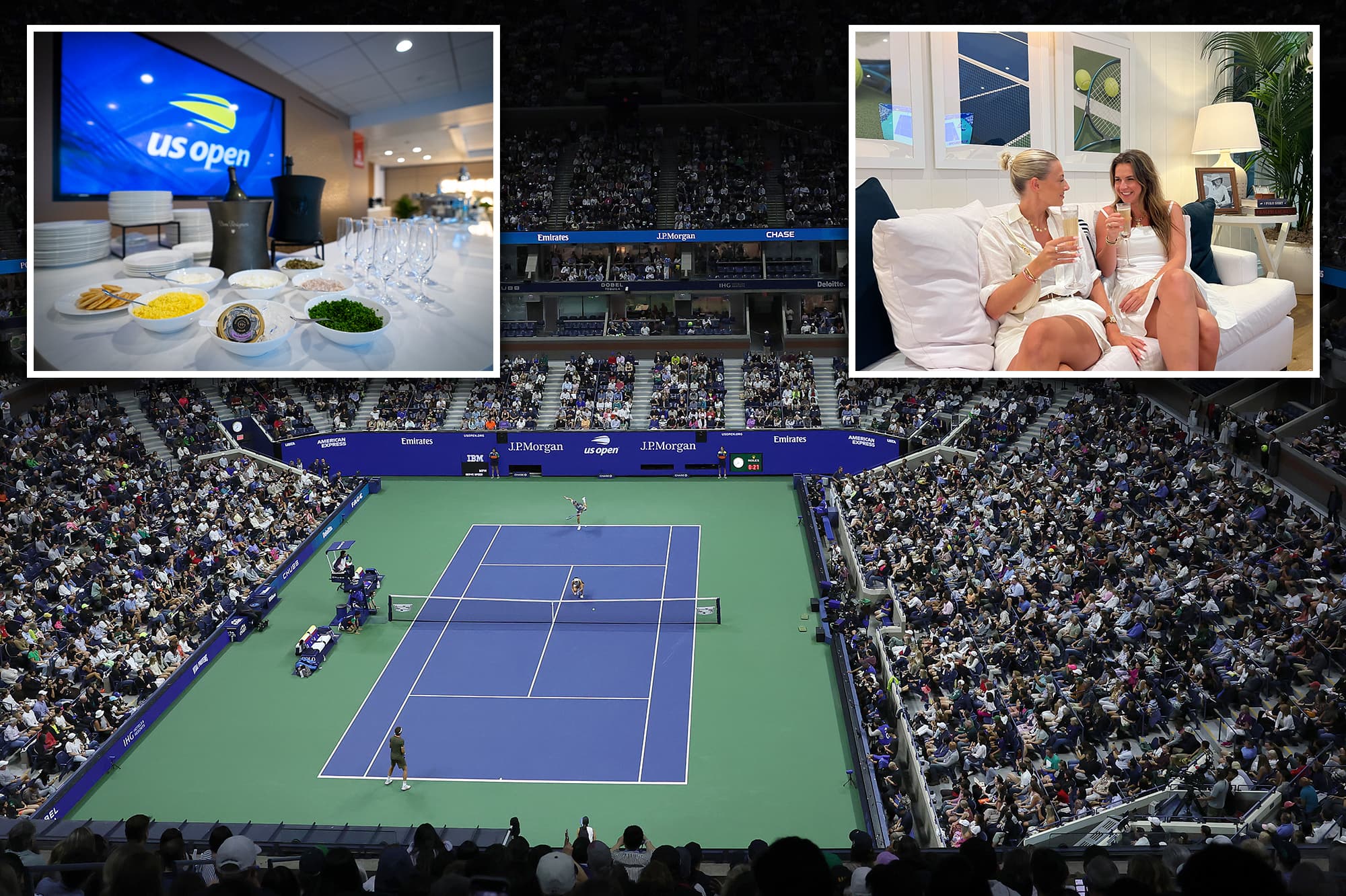 تجربه لوکس و گران‌قیمت تماشای مسابقات تنیس US Open؛ فقط برای افراد ویژه!